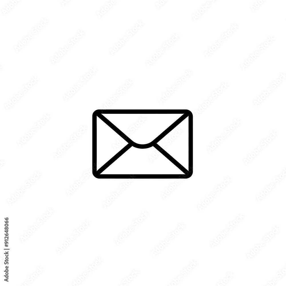 Envelope Icon, Minimal Simple Logo Envelope Icon, Minimal Simple Logo