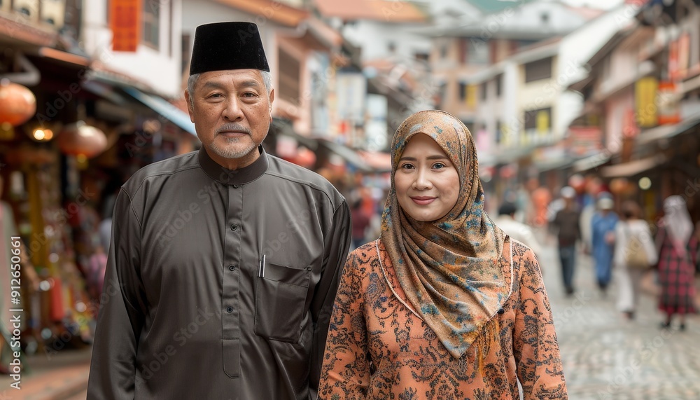 A multicultural group of people participating in a cultural festival with traditional attire A multicultural group of people participating in a cultural festival with traditional attire