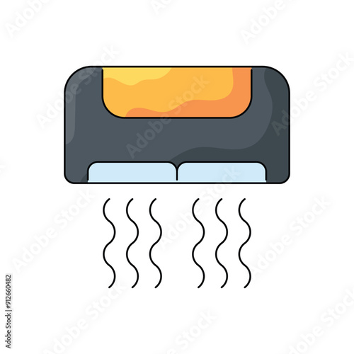 Hand dryer vector icon