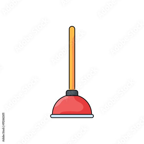 Plunger  vector icon