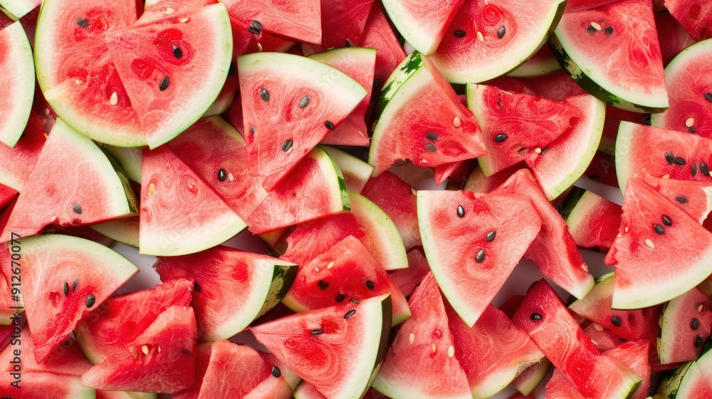 Watermelon Slices: A Summery Feast Watermelon Slices: A Summery Feast