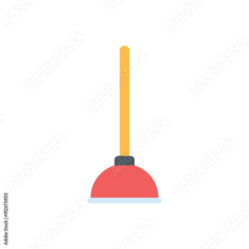 Plunger  vector icon