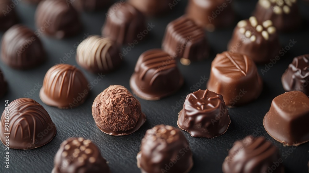 Assortment of Exquisite Chocolate Truffles Assortment of Exquisite Chocolate Truffles
