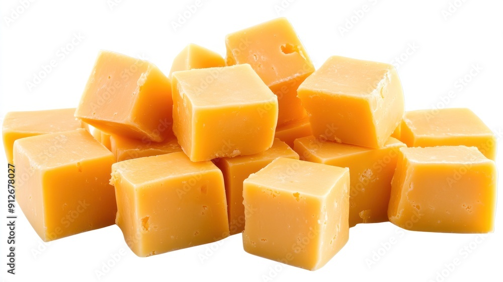A Pile of Golden Fudge Cubes A Pile of Golden Fudge Cubes
