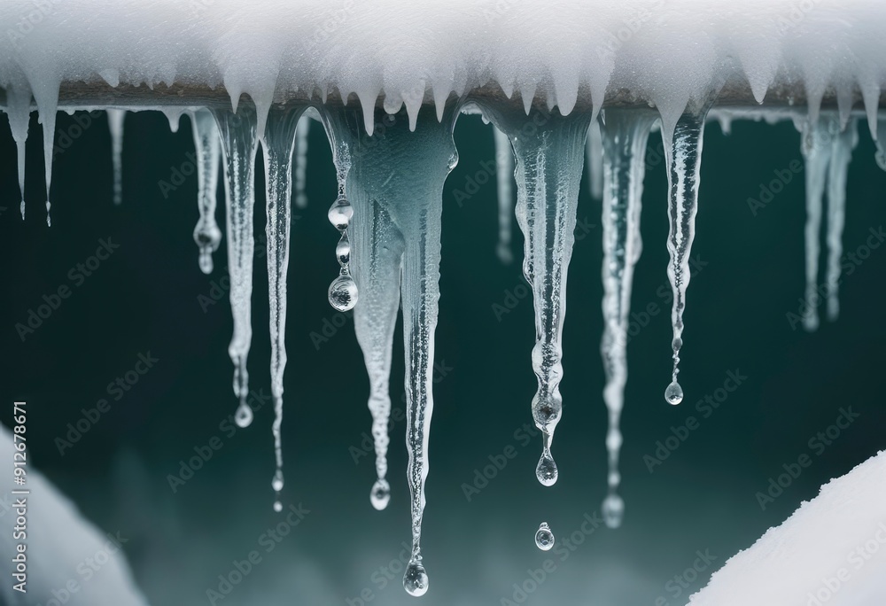 35mm film photography, A winter-themed image of a water splash as icicles melt, with small frozen particles mixing with the water in a snowy landscape., high detail, deep teal and light, ai 35mm film photography, A winter-themed image of a water splash as icicles melt, with small frozen particles mixing with the water in a snowy landscape., high detail, deep teal and light, ai