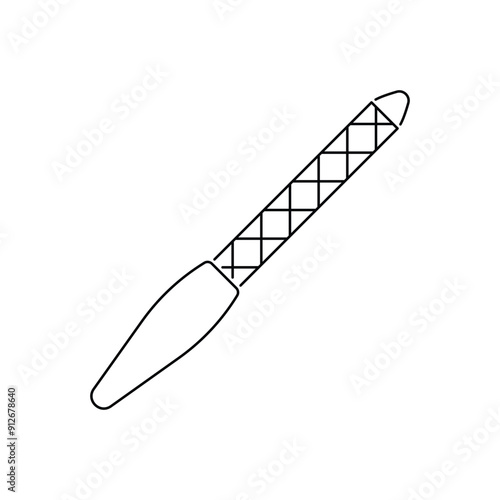 Nail file vector icon