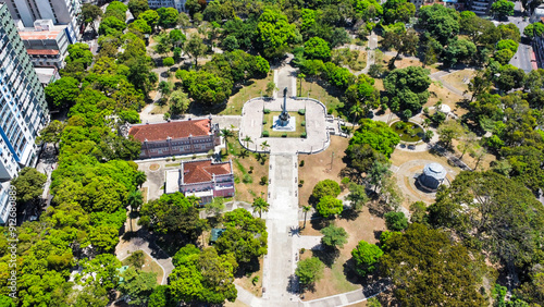 wide range shot of a park