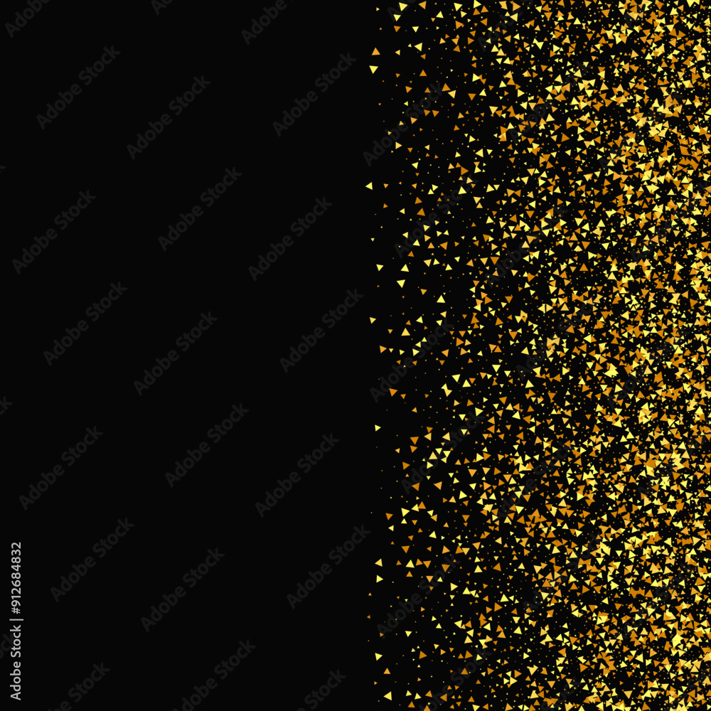Gold Confetti. Isolated Golden Dust Particles. Gold Confetti. Isolated Golden Dust Particles.