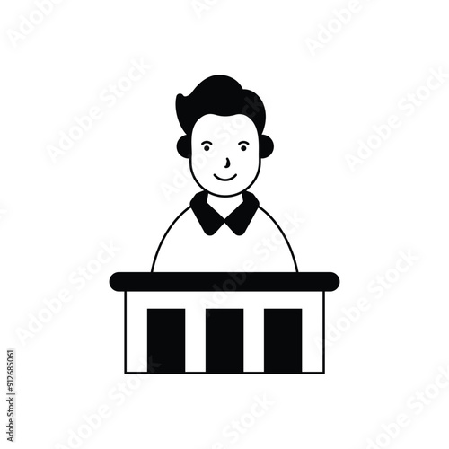 Witness vector icon