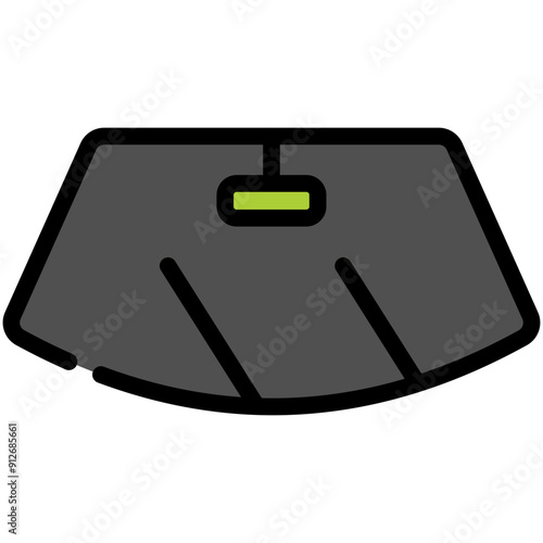wipers filled line icon