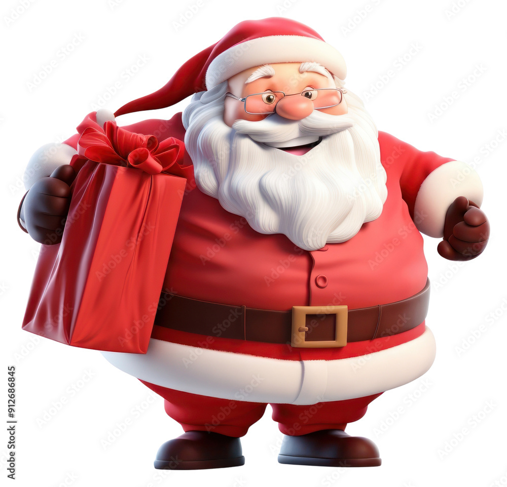 PNG Santa claus cartoon red white background. PNG Santa claus cartoon red white background.
