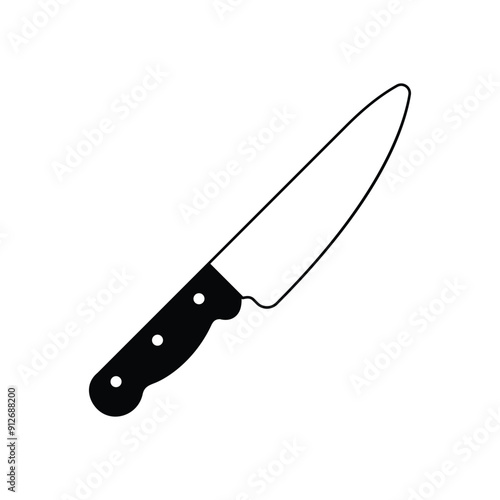 Knife vector icon