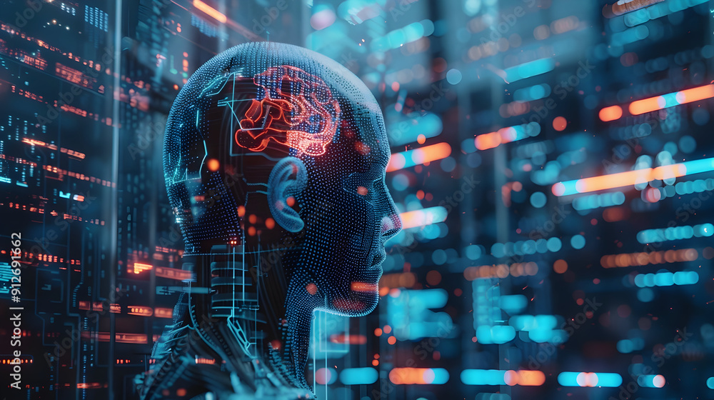 Automation data analytic with robotic brain and digital visualization ...