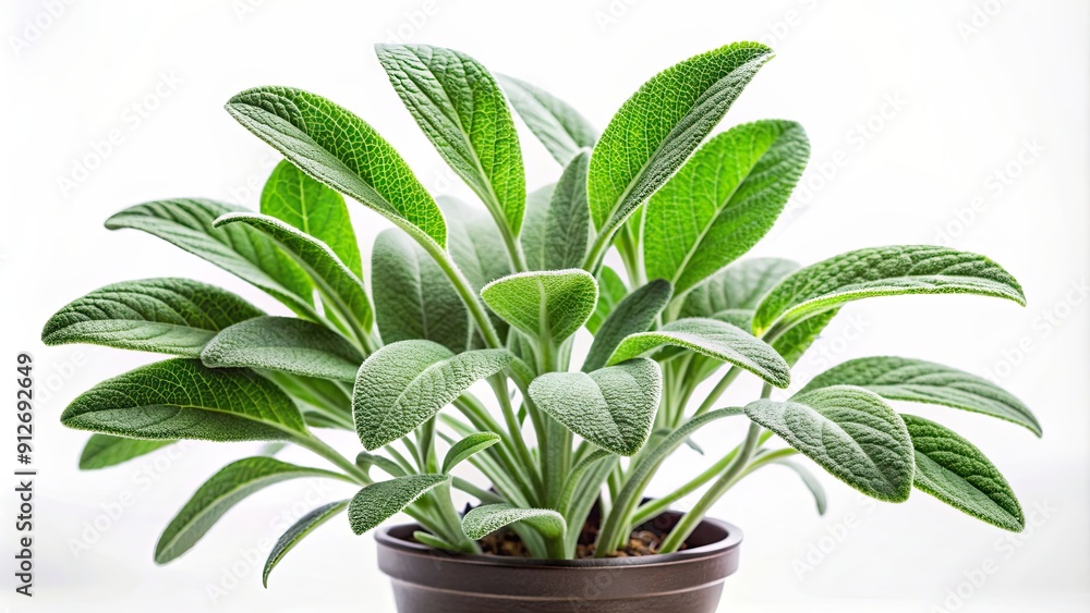 Sage plant isolated on background, herb, green, culinary, fresh, aromatic, wellness, natural, ingredient, health, organic Sage plant isolated on background, herb, green, culinary, fresh, aromatic, wellness, natural, ingredient, health, organic