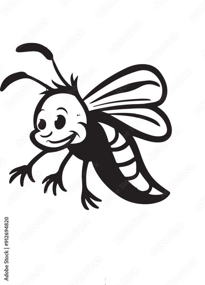 Vector silhouette mosquito logo sign Vector silhouette mosquito logo sign