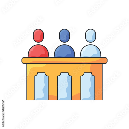 Jury vector icon