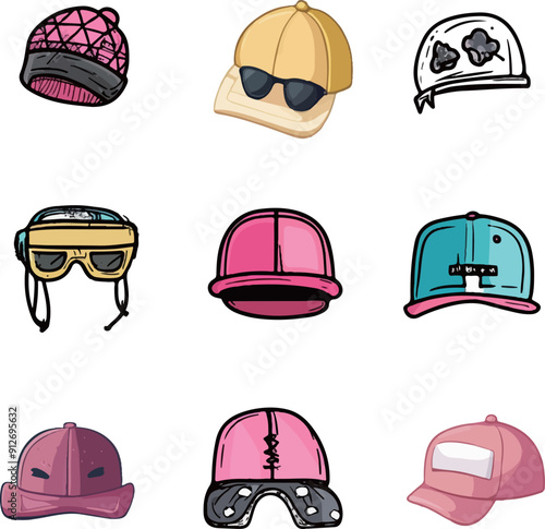 Assorted Stylish Hats