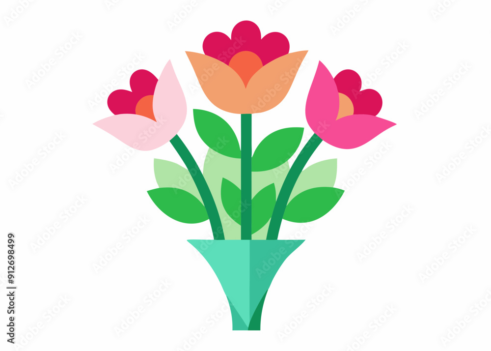 Flower Bouquet Icon Collection: Premium Vector Art for Designers Flower Bouquet Icon Collection: Premium Vector Art for Designers