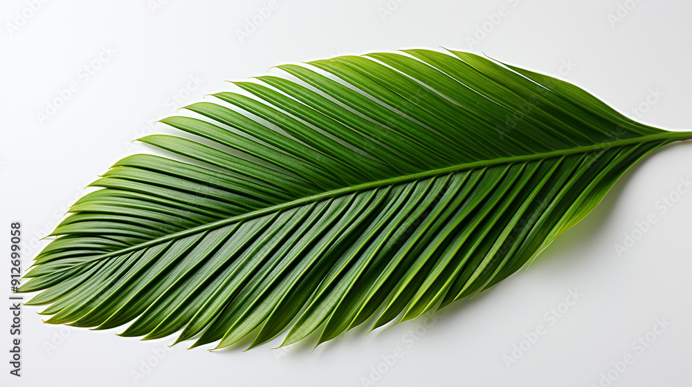 green palm leaf photo. generative ai green palm leaf photo. generative ai
