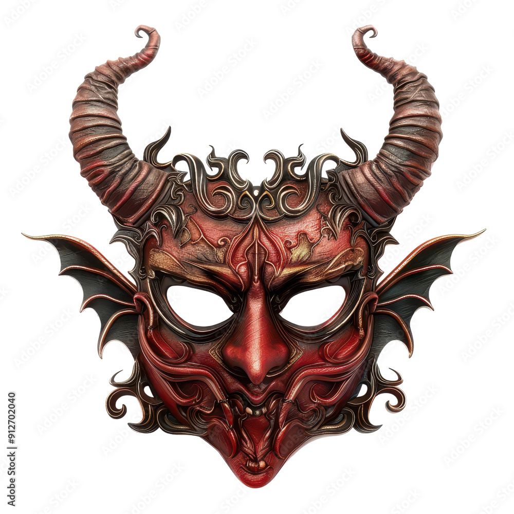 Devil mask, Halloween element, isolated on Transparent background, png file. Devil mask, Halloween element, isolated on Transparent background, png file.