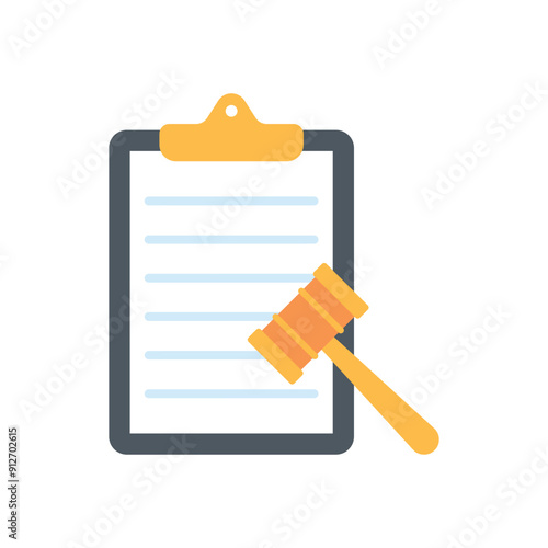 Verdict vector icon