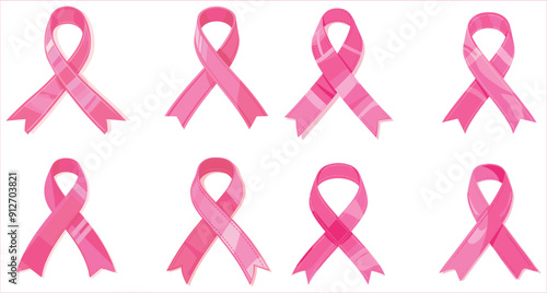 Women breast cancer awareness pink ribbon vector, Pink ribbon woman breast cancer awareness, Breast cancer awareness symbol