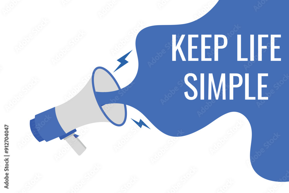 keep life simple button, banner, label, template for website. keep life simple text with colorful megaphone icon
keep life simple button, banner, label, template for website. keep life simple text with colorful megaphone icon