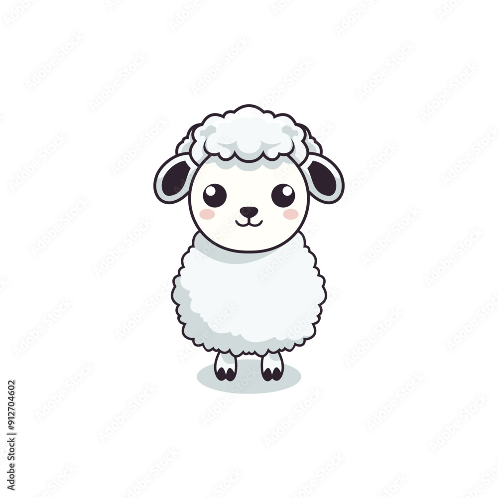 cute sheep logo designs template cute sheep logo designs template