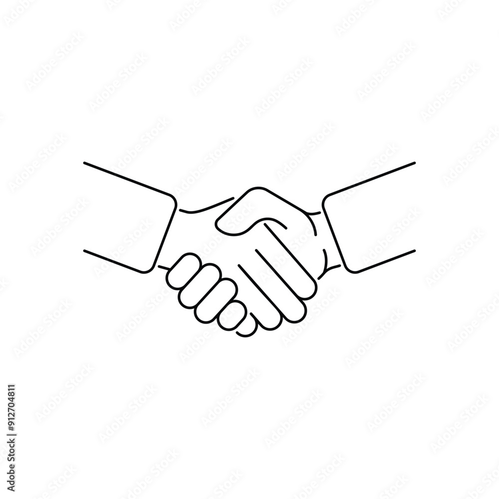 Handshake vector icon Handshake vector icon