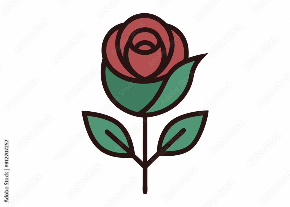 Rose Flowers Icon Collection: High-Quality Vector Art for Designers Rose Flowers Icon Collection: High-Quality Vector Art for Designers