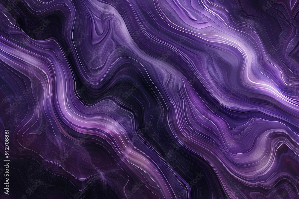 Vibrant Purple Abstract Marble Texture with Fluid Waves Vibrant Purple Abstract Marble Texture with Fluid Waves