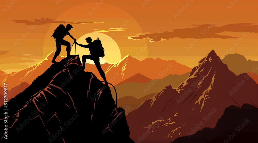 Fototapeta premium 努力向上的生命 