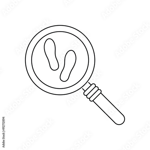 Evidence vector icon