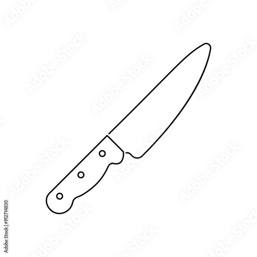 Knife vector icon