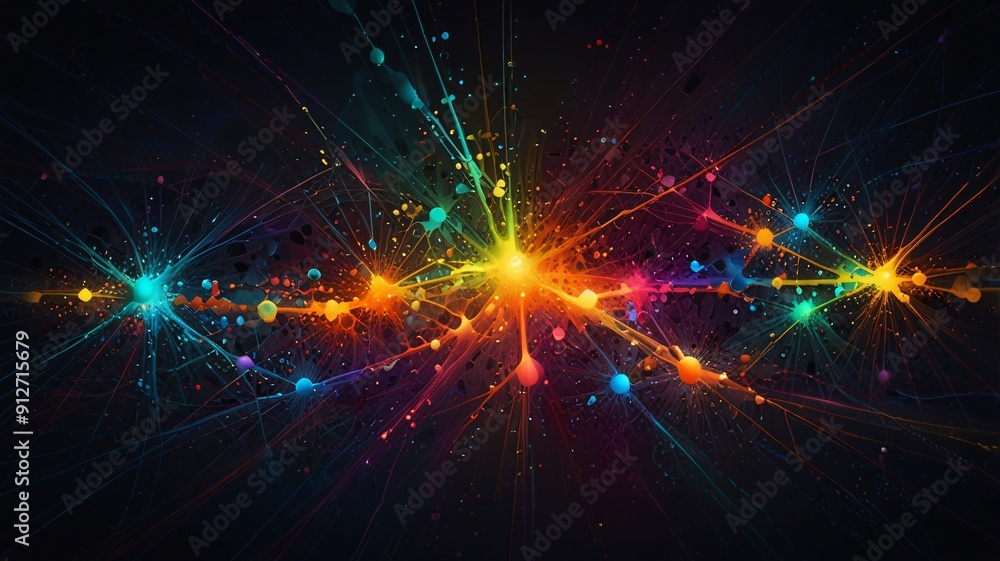 abstract background with stars , AI Generated. abstract background with stars , AI Generated.
