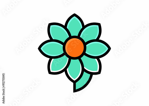 Flowers Icon Collection: Elegant Vector Graphics & Designs