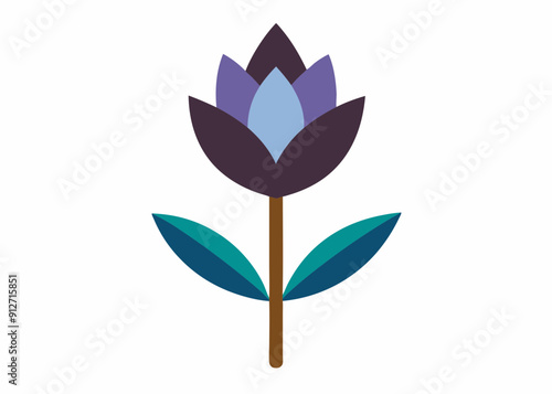 Flowers Icon Collection: Elegant Vector Graphics & Designs