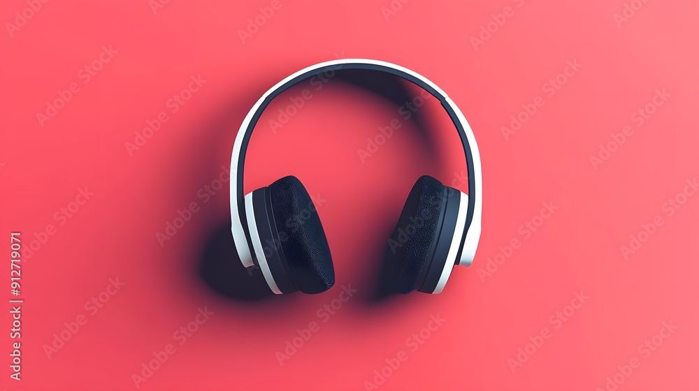 headphones isolated on background headphones isolated on background