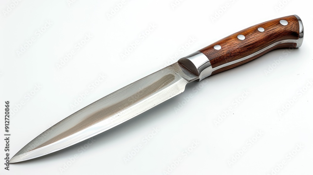 Table knife on white background. Table knife on white background.