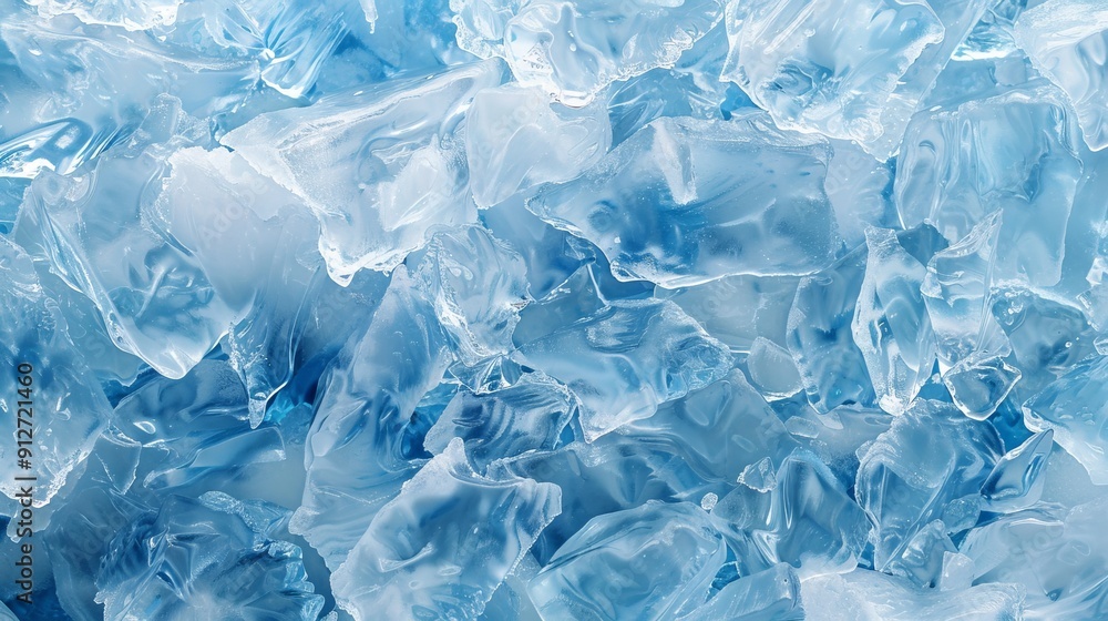 Abstract view of transparent ice with sharp edges Abstract view of transparent ice with sharp edges