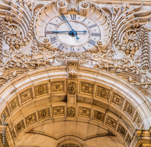 Ceiling of the triumphal arch from Lisbon to Portugal