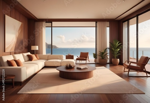 Photo modern style interior room 3d illustration Luxury classic modern bedroom suite in hotel