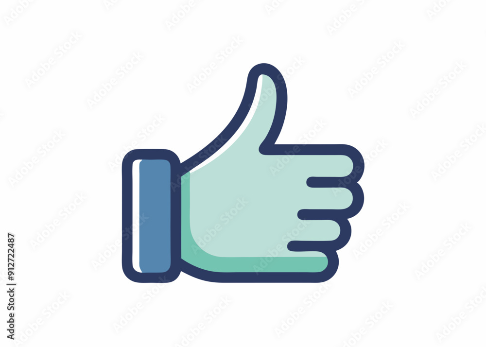 Thumbs Up Icon Design: Elegant Vector Illustrations & Art Thumbs Up Icon Design: Elegant Vector Illustrations & Art
