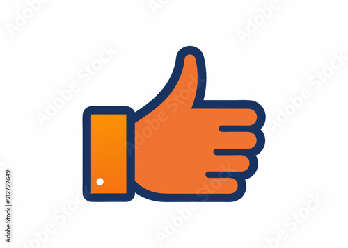 Thumbs Up Icon Design: Elegant Vector Illustrations & Art