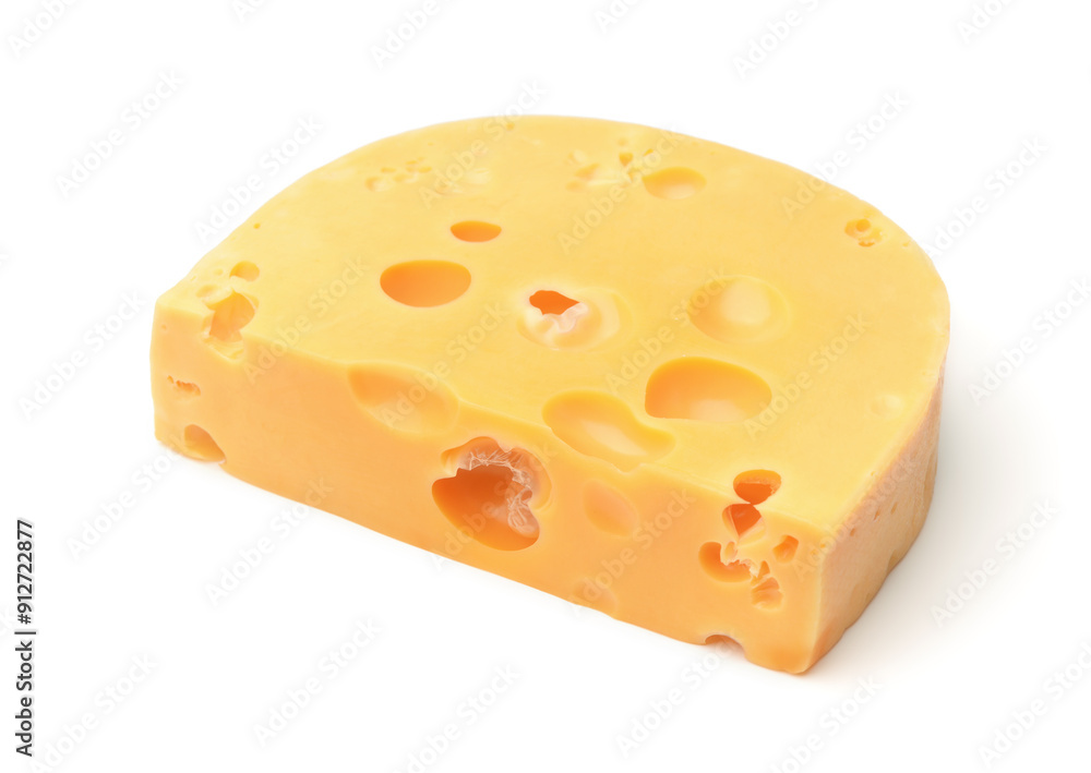 Piece of Maasdam cheese Piece of Maasdam cheese