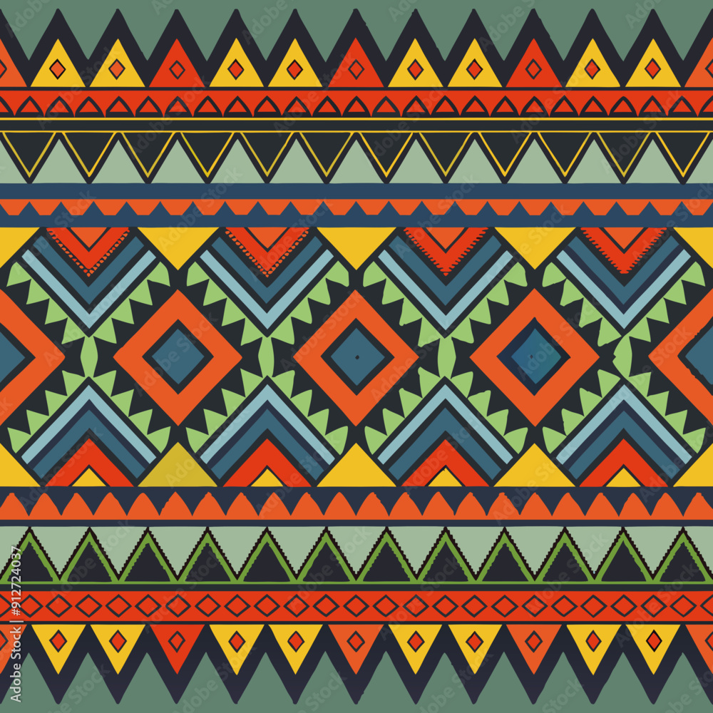 Ethnic Tribal Textile Patterns Ethnic Tribal Textile Patterns