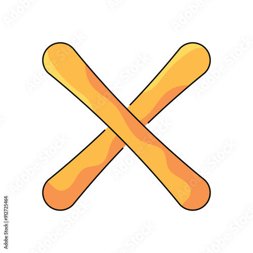Tongue depressor vector icon