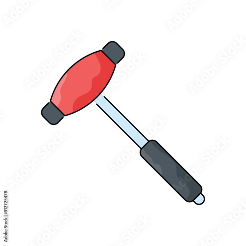 Reflex hammer vector icon