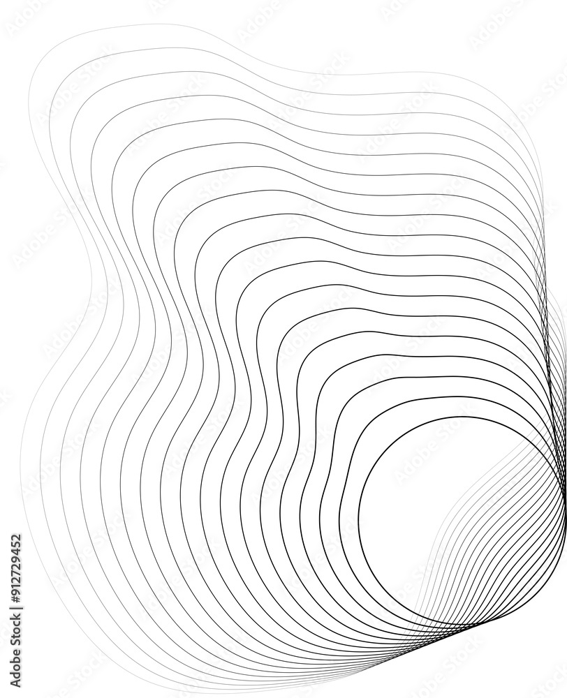 Circle liquid blend out line gradient. Technology element design Circle liquid blend out line gradient. Technology element design