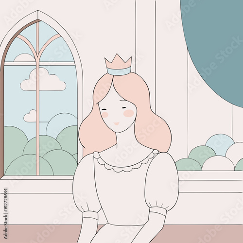 Whimsical Fairytale Princess Illustrations